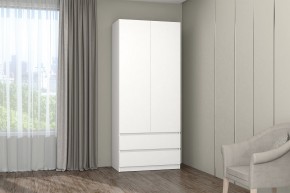 МС "Хилтон" Шкаф №3 900 (Белый текстурный) в Нижнекамске - nizhnekamsk.mebel24.online | фото