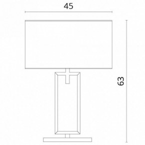 Настольная лампа декоративная Divinare Porta 5933/01 TL-1 в Нижнекамске - nizhnekamsk.mebel24.online | фото 3