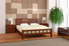 НАТАЛИ-5 Кровать из массива (Орех) в Нижнекамске - nizhnekamsk.mebel24.online | фото 1