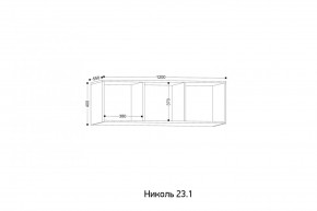 НИКОЛЬ 23.1 Антресоль в Нижнекамске - nizhnekamsk.mebel24.online | фото 2