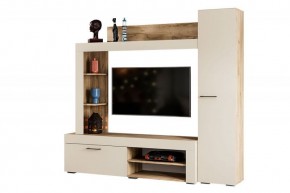 НИКОЛЬ Гостиная (Дуб крафт серый/софт айвори) в Нижнекамске - nizhnekamsk.mebel24.online | фото