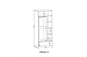 НИЛЬС - 2 Шкаф в Нижнекамске - nizhnekamsk.mebel24.online | фото 2