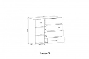 НИЛЬС - 5 Комод в Нижнекамске - nizhnekamsk.mebel24.online | фото 2