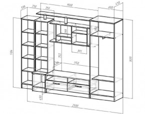 ОСКАР Гостиная (ЯШТ/ЯШС) в Нижнекамске - nizhnekamsk.mebel24.online | фото 2