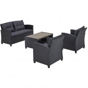 Плетеный комплект мебелис диваном AFM-804G Dark Grey в Нижнекамске - nizhnekamsk.mebel24.online | фото 3