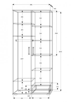 Подростковая Юпитер (модульная) в Нижнекамске - nizhnekamsk.mebel24.online | фото 25
