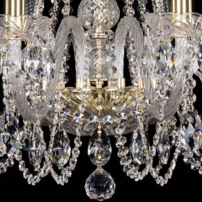 Подвесная люстра Bohemia Ivele Crystal 1402 1402/10/300/G в Нижнекамске - nizhnekamsk.mebel24.online | фото 4