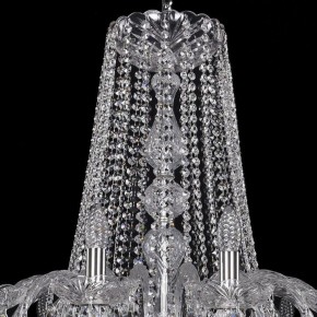 Подвесная люстра Bohemia Ivele Crystal 1402 1402/18/400/Ni в Нижнекамске - nizhnekamsk.mebel24.online | фото 4