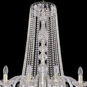 Подвесная люстра Bohemia Ivele Crystal 1402 1402/20/460/h-115/G в Нижнекамске - nizhnekamsk.mebel24.online | фото 3