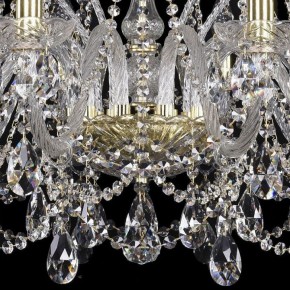 Подвесная люстра Bohemia Ivele Crystal 1411 1411/10/300/G в Нижнекамске - nizhnekamsk.mebel24.online | фото 3