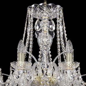 Подвесная люстра Bohemia Ivele Crystal 1411 1411/16+8/360/2d/G в Нижнекамске - nizhnekamsk.mebel24.online | фото 4