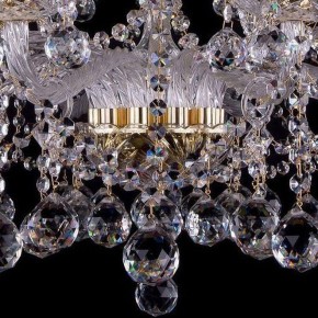 Подвесная люстра Bohemia Ivele Crystal 1413 1413/10+5/300/G/Balls в Нижнекамске - nizhnekamsk.mebel24.online | фото 4