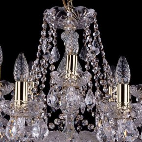 Подвесная люстра Bohemia Ivele Crystal 1413 1413/10+5/300/G/Leafs в Нижнекамске - nizhnekamsk.mebel24.online | фото 4