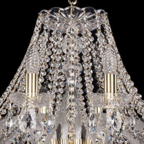 Подвесная люстра Bohemia Ivele Crystal 1413 1413/16/360/G в Нижнекамске - nizhnekamsk.mebel24.online | фото 4