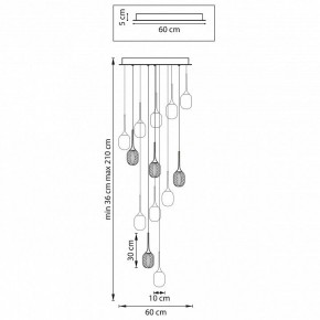 Подвесная люстра Lightstar Acrile 738131 в Нижнекамске - nizhnekamsk.mebel24.online | фото 7