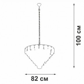 Подвесная люстра Vitaluce V58340 V58340-8/25 в Нижнекамске - nizhnekamsk.mebel24.online | фото 3