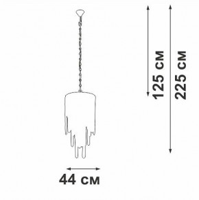 Подвесная люстра Vitaluce V5885 V5885-9/7 в Нижнекамске - nizhnekamsk.mebel24.online | фото 3