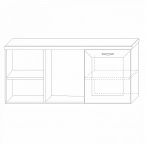 Полка навесная 4 Сиена в Нижнекамске - nizhnekamsk.mebel24.online | фото 3