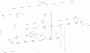 Полка навесная ПК-6 в Нижнекамске - nizhnekamsk.mebel24.online | фото 4