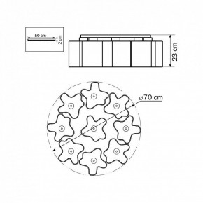 Потолочная люстра Lightstar Nubi 802090 в Нижнекамске - nizhnekamsk.mebel24.online | фото 5