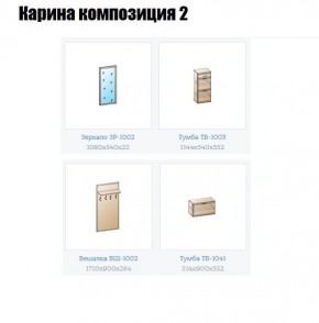 Прихожая Карина (модульная) в Нижнекамске - nizhnekamsk.mebel24.online | фото 6