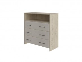 PROxSON Комод Свен (ЛДСП Бунратти+ткань Бунратти/Ultra Песочный) 90x40 в Нижнекамске - nizhnekamsk.mebel24.online | фото