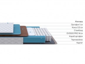 PROxSON Матрас FIRST Cocos Flat M (Ткань Синтетический жаккард) 120x190 в Нижнекамске - nizhnekamsk.mebel24.online | фото 2