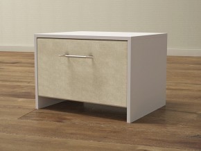 PROxSON Тумба Varna (ЛДСП Белая+ткань Белый/Savana Milk (молочный)) 51x40 в Нижнекамске - nizhnekamsk.mebel24.online | фото