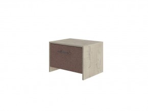 PROxSON Тумба Varna (ЛДСП+ткань Бунратти/Tesla Брауни) 51x40 в Нижнекамске - nizhnekamsk.mebel24.online | фото 1