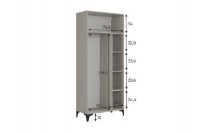 РИЧ Шкаф двухдверный в Нижнекамске - nizhnekamsk.mebel24.online | фото 3