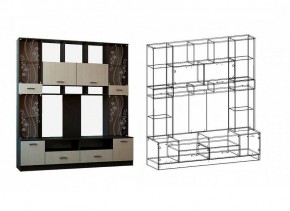 САБИНА ГОСТИНАЯ НАБОР №ВД-1 (венге/дуб белфорт) в Нижнекамске - nizhnekamsk.mebel24.online | фото 4