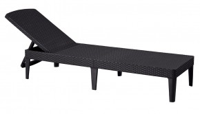 Шезлонг Джайпур (Jaipur Sun lounger) графит в Нижнекамске - nizhnekamsk.mebel24.online | фото