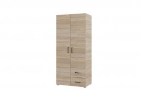 Шкаф 2-х створчатый с ящиками VICTOR (Сонома) в Нижнекамске - nizhnekamsk.mebel24.online | фото