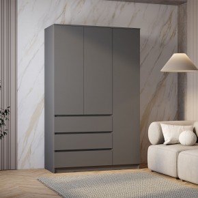 Шкаф 3-х створчатый Симпл ШК-08 (графит) в Нижнекамске - nizhnekamsk.mebel24.online | фото 3