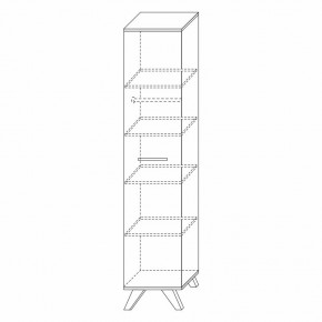 Шкаф 400 Вега Скандинавия в Нижнекамске - nizhnekamsk.mebel24.online | фото 3