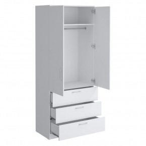 Шкаф гардеробный 900 с ящиками Париж в Нижнекамске - nizhnekamsk.mebel24.online | фото 2