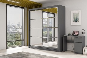 Шкаф-купе ШКП 3 МАКС (2000) Графит серый в Нижнекамске - nizhnekamsk.mebel24.online | фото