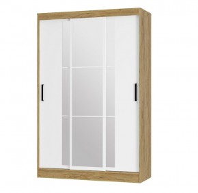 Шкаф-купе Тайм ШКК-03 (крафт/белый) в Нижнекамске - nizhnekamsk.mebel24.online | фото