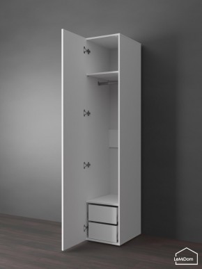 Шкаф Linnea MHR-1PO-3 2050х400х510 (Белый-М 11.1.1) в Нижнекамске - nizhnekamsk.mebel24.online | фото 4