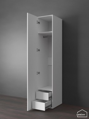 Шкаф Linnea MHR-1PO-3 2050х400х510 (Белый-М 11.1.2) в Нижнекамске - nizhnekamsk.mebel24.online | фото 5