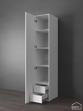 Шкаф Linnea MHR-1PO-4 2050х400х510 (Белый-М 11.1.2) в Нижнекамске - nizhnekamsk.mebel24.online | фото 4