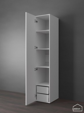 Шкаф Linnea MHR-1PO-4 2050х400х510 (Белый-М 11.1.2) в Нижнекамске - nizhnekamsk.mebel24.online | фото 5