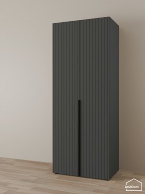 Шкаф Linnea MHR-2 2050х800х510 (Графит-М 11.1.25) в Нижнекамске - nizhnekamsk.mebel24.online | фото