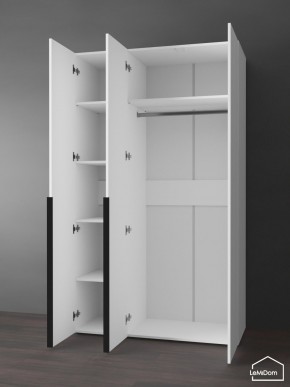 Шкаф Linnea MHR-3-1 2050х1200х510 (Белый-М 11.1.1) в Нижнекамске - nizhnekamsk.mebel24.online | фото 5