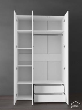 Шкаф Linnea MHR-3PO-2 2050х1200х510 (Белый-М 11.1.2) в Нижнекамске - nizhnekamsk.mebel24.online | фото 5
