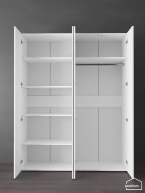 Шкаф Linnea MHR-4PO-1 2050х1600х510 (Белый-М 11.1.1) в Нижнекамске - nizhnekamsk.mebel24.online | фото 4