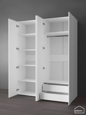 Шкаф Linnea MHR-4PO-2 2050х1600х510 (Белый-М 11.1.2) в Нижнекамске - nizhnekamsk.mebel24.online | фото 6