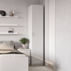 Шкаф ПЕГАС однодверный, цвет белый в Нижнекамске - nizhnekamsk.mebel24.online | фото 4