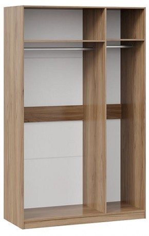 Шкаф платяной Глосс СМ-319.07.433 в Нижнекамске - nizhnekamsk.mebel24.online | фото 2