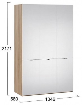 Шкаф платяной Глосс СМ-319.07.433 в Нижнекамске - nizhnekamsk.mebel24.online | фото 4
